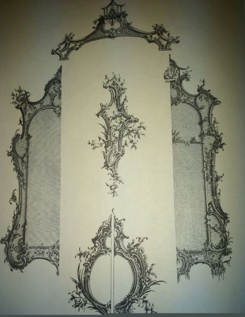 Chippendale Sheilds for Pediments