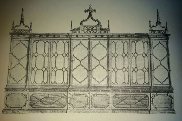 Chippendale Library Bookcase