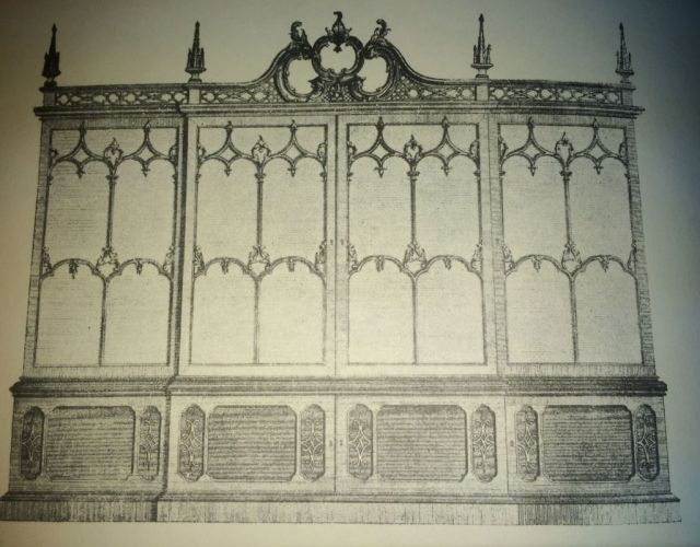 Chippendale Library Bookcase