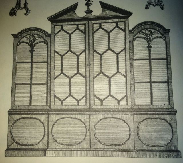 Chippendale Library Bookcase