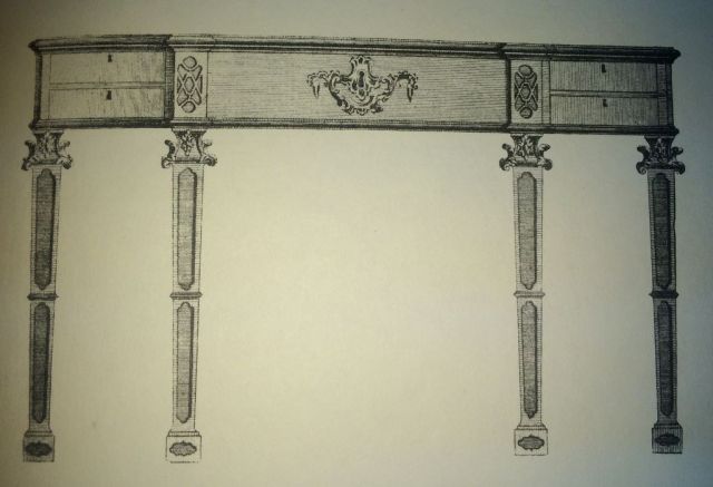 Chippendale Sideboard Table