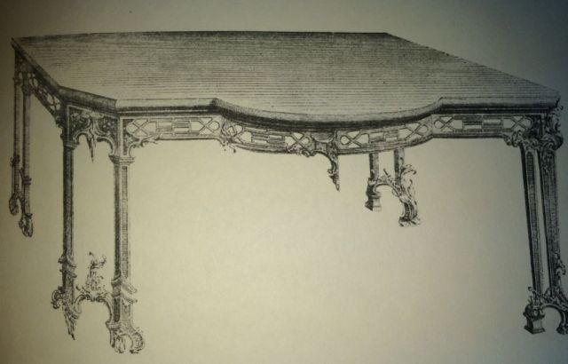 Chippendale Sideboard and Writing Table