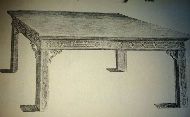 Chippendale Sideboard Table