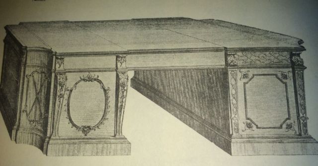 Chippendale Library Table