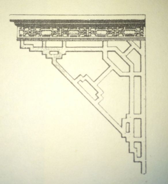 Chippendale Bracket for Marble Slabs