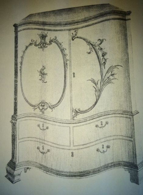 Chippendale Commode Clothes Press