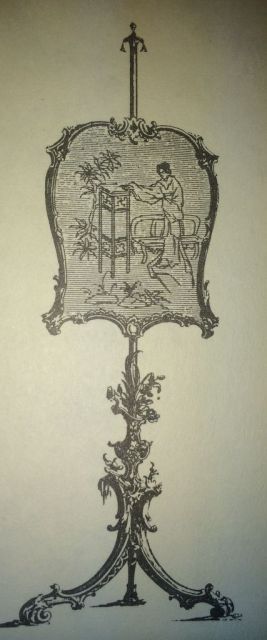 Chippendale Fire Screen