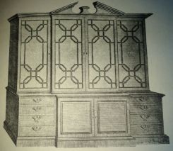Chippendale Library Bookcase