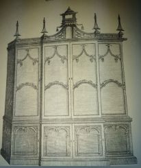 Chippendale China Case