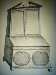 Chippendale Desk and Bookcase