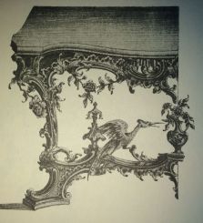 Chippendale Frame for Marble Slabs