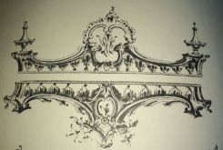 Chippendale Cornices for Beds or Windows