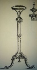 Chippendale Candle Stand