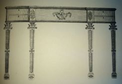 Chippendale Sideboard Table