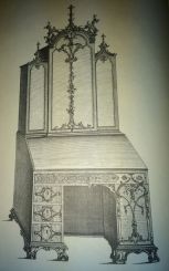 Chippendale Desk and Bookcase