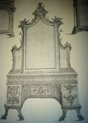 Chippendale Dressing Chest and Bookcase