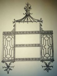 Chippendale China Shelf