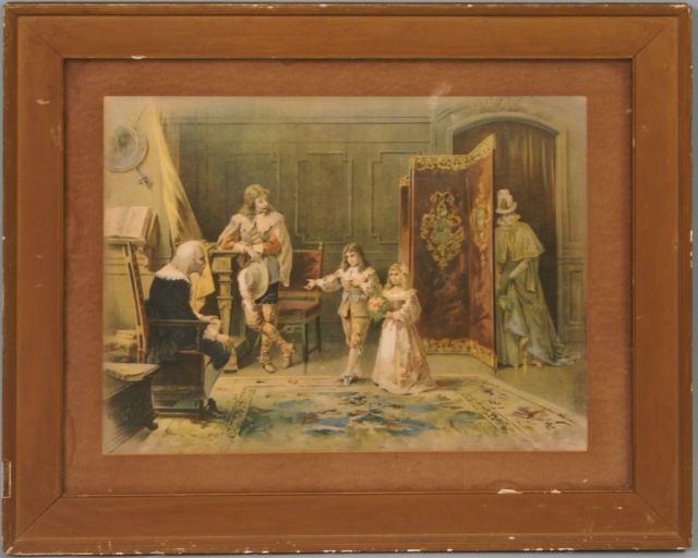 Print of Young Couple "Asking Permission"