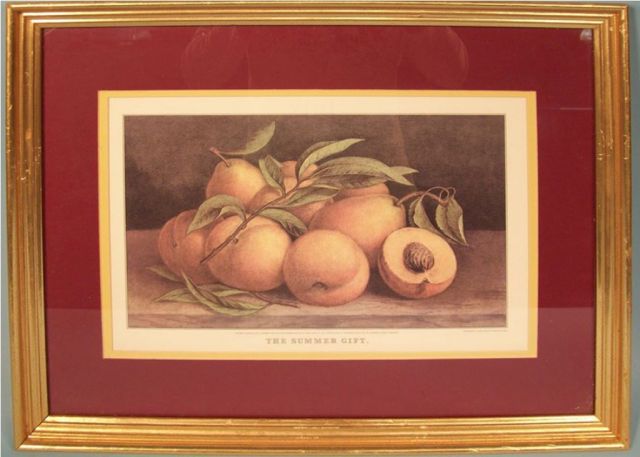 Print of Fruit "The Summer Gift"