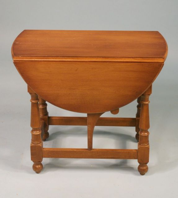 Small Walnut Drop Leaf Table