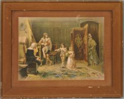 Print of Young Couple 