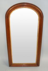 Walnut Victorian Beehive Mirror