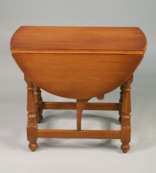 Small Walnut Drop Leaf Table