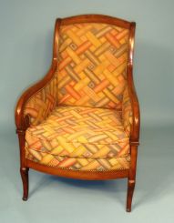1st Quarter 19th Century Restoration Walnut Fauteuil
