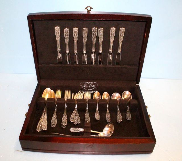 Forty-Five Pieces of Sterling "Milburn Rose" by West Morland
