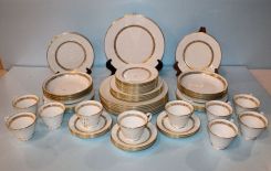 Set of Oxford "Golden Glen" China