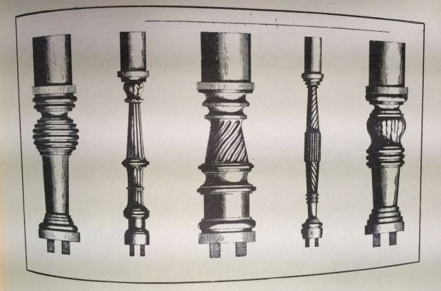 Sheraton Pillars for Tables
