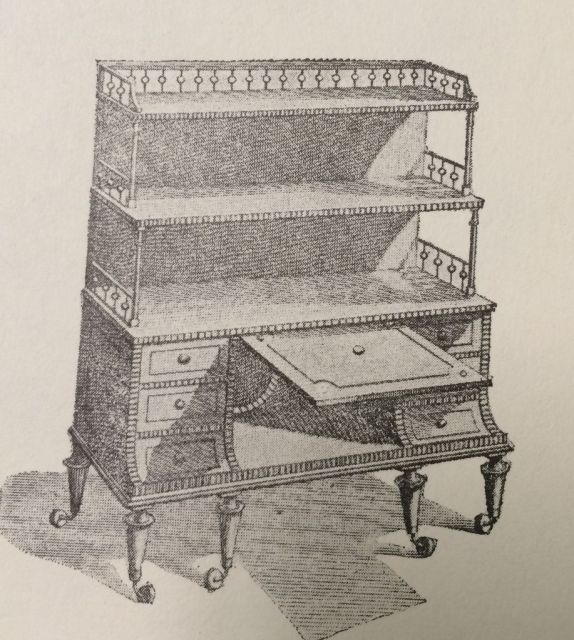 Sheraton Moving Bookcase