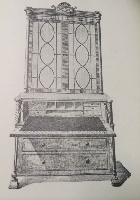 Sheraton Secretary and Bookcase