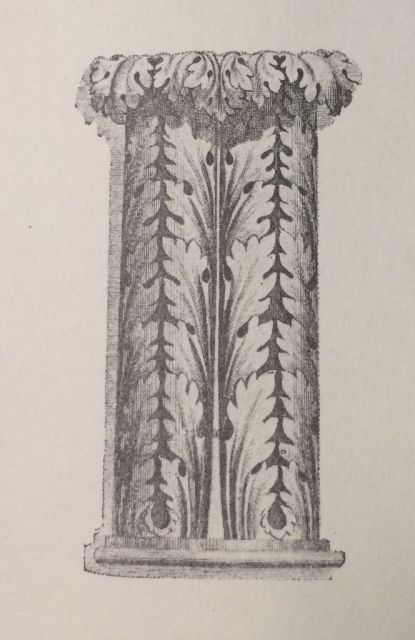 Sheraton Octagon Library Table Molding