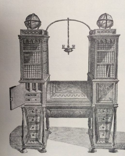 Sheraton Sister's Cylinder Bookcase