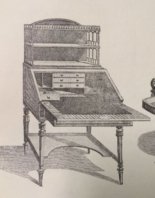 Sheraton Bureau Bookcase