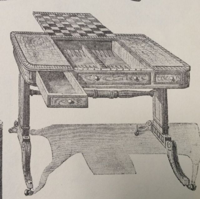 Sheraton Gentleman's Shaving Table