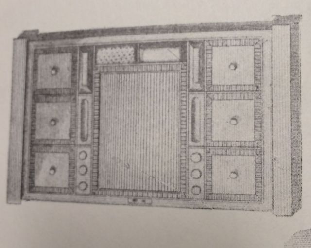 Sheraton Dressing Table (Inside)