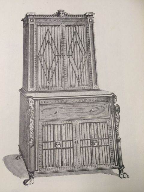 Sheraton Secretary and Bookcase