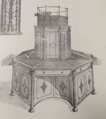 Sheraton Octagon Library Table