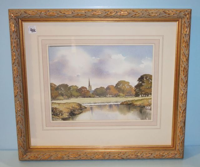 "Buford Church" Watercolor