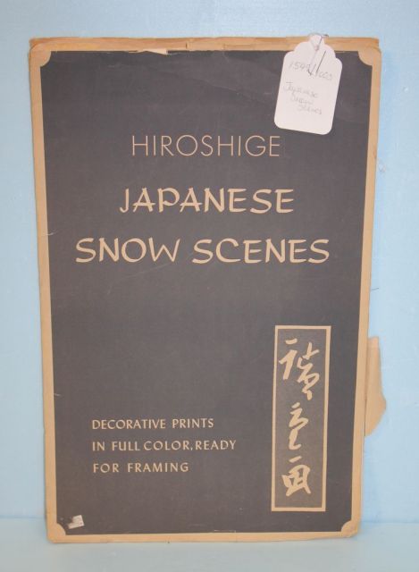 Collection of Ten Hiroshige Japanese Snow Scenes