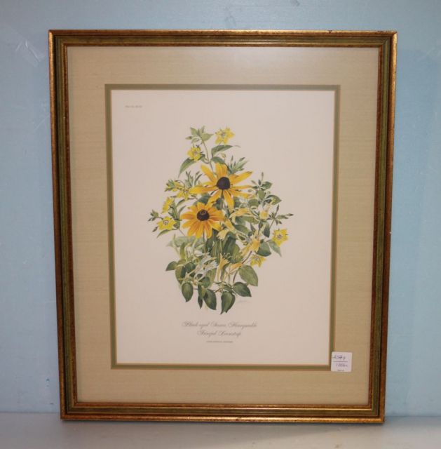 Black Eyed Susan Honeysuckle Print
