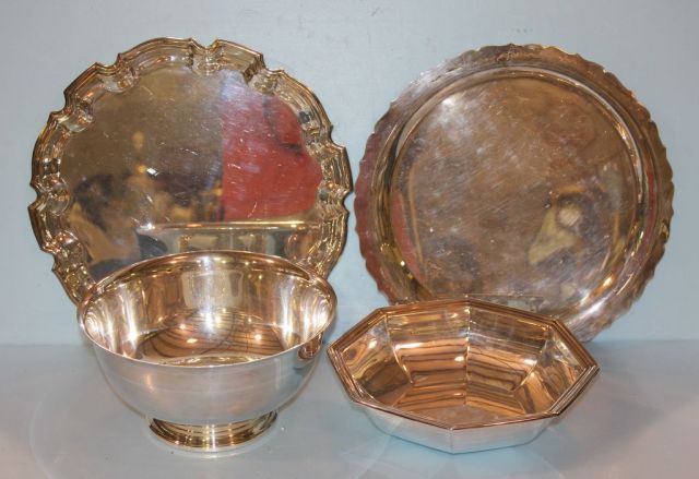 Four Pieces of Silverplate