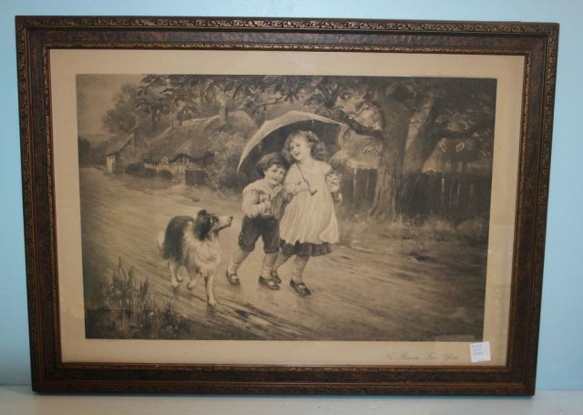 20th Century "No Room For You" Print by Ernest Walburn