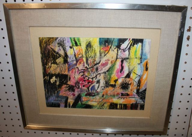 Crayon Painting by Bernard Pfriem