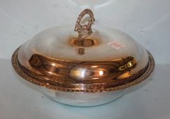Rogers Silverplate Round Covered Casserole