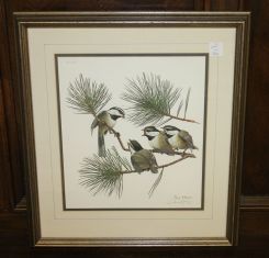 Ray Harm Chick-A-Dees Print