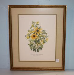 Black Eyed Susan Honeysuckle Print