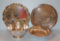 Four Pieces of Silverplate